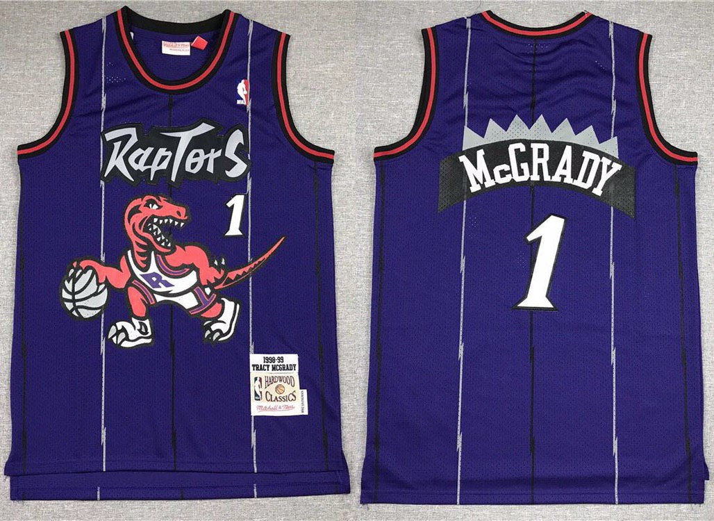 NWT Tracy McGrady Toronto Raptors NBA Basketball Jersey Nike Hardwood  Classics L